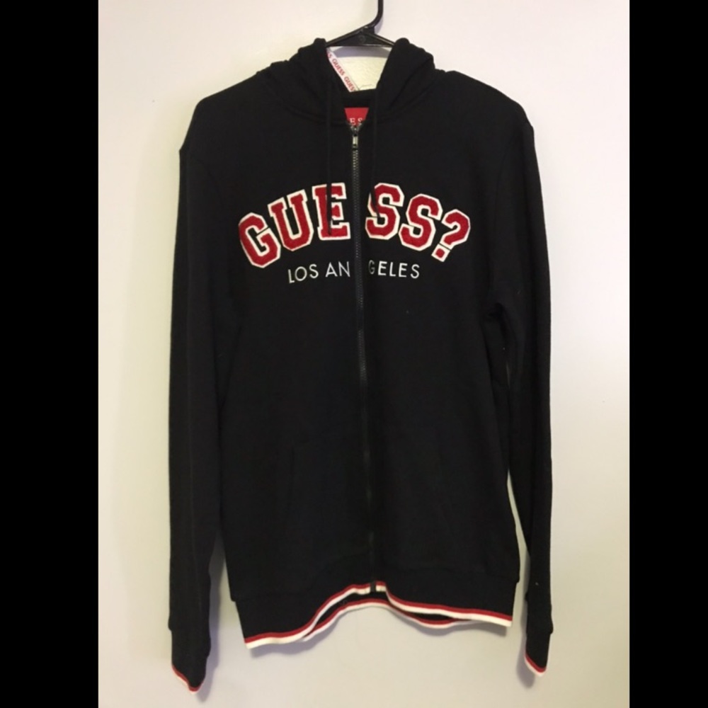 Guess College logo Zip Up